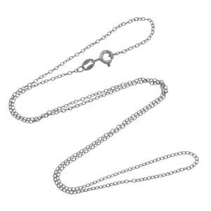 Cable Chain Necklace | Vintage Sterling Silver 925 | 18"